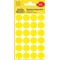 3598 - Avery Zweckform Markierungspunkte, 18 mm, 96 Etiketten, gelb, wiederablösbar
