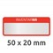 6907 - Avery Zweckform Inventar-Etiketten, 50 x 20 mm, rot