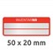 6911 - Avery Zweckform Inventar-Etiketten, 50 x 20 mm, rot