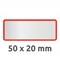 6915 - Avery Zweckform Inventar-Etiketten, 50 x 20 mm, rot