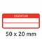 6925 - Avery Zweckform Eigentums-Etiketten, 50 x 20 mm, rot
