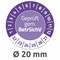 6967-2022 - Avery Zweckform Prüfplaketten Ø 20 mm, violett