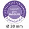 6968-2022 - Avery Zweckform Prüfplaketten Ø 30 mm, violett