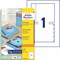 C32250-25 - Avery Zweckform CD/DVD-Einleger für Standard Jewel Box