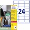 L7912-40 - Avery Zweckform Ultra-Resistente Folien-Etiketten, 63,5 x 33,9 mm, weiß