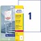 L8001-10 - Avery Zweckform Antimikrobielle Etiketten 210x297mm weiß