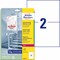 L8002-10 - Avery Zweckform Antimikrobielle Etiketten 210x148mm weiß