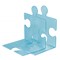HAN-9212-64 - HAN CD-Ständer/Buchstütze PUZZLE, verkettbar, Set mit 2 Stück, transluzent-blau