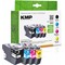 KMP-B58VX - KMP Tintenpatronen Multipack, schwarz, cyan, magenta, gelb, kompatibel zu Brother LC3219XLBK, LC3219XLC, LC3219XLM, LC3219XLY