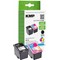 KMP-H160V - KMP Tintenpatrone, schwarz, 3-farbig, kompatibel zu HP 62 (C2P04AE, C2P06AE)