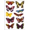 HES-3349 - Herma Decor Sticker, Schmetterlinge, beglimmert