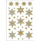 HES-3948 - Herma Weihnachtssticker, Sterne, relief geprägt