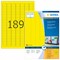 HE-4237 - HERMA Farbige Etiketten, gelb, 25,4 x 10 mm, 100 Blatt