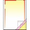 22256 - Sigel Computer-Briefbogen, 305 mm (12) x 240 mm (A4 h), LP, MP, Kopien rosa/gelb+AHL, rot/gelb