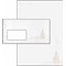DP084Set - Sigel Weihnachts-Motiv-Papier Set, Tree, Goldprägung
