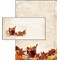DP139Set - Sigel Weihnachts-Motiv-Papier-Set, Christmas Flavour, mit Duft, A4, 25 Blatt + 25 Umschläge DIN lang