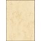 DP907 - Sigel Marmor-Papier, beige, Motiv beidseitig, Feinpapier (Ink/Laser/Copy)
