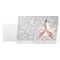 DS031 - Sigel Weihnachts-Karten (inkl. Umschläge), Rose Star, Silber-/Blindprägung, Außenseite hochglänzend, Innenseite matt