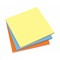 MU131 - Sigel Static Notes, farbl. sort. (gelb, blau, orange), 100x100 mm, 3 Blocks à 100 Blatt