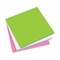 MU132 - Sigel Static Notes, farbl. sort. (grün, weiß, pink), 100x100 mm, 3 Blocks à 100 Blatt
