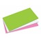 MU135 - Sigel Static Notes, farbl. sort. (grün, weiß, pink), 100x200 mm, 3 Blocks à 100 Blatt