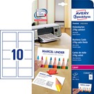 Avery Zweckform Visitenkarten, schnittgestanzt (Quick&amp;Clean), für Laser und Farblaserdrucker