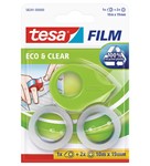 tesafilm® Eco & Clear mit Mini Abroller ecoLogo®