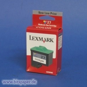 Lexmark 10N0227 - Tintenpatrone Nr. 27, color