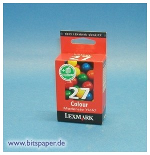 Lexmark 10NX227 - Tintenpatrone Nr. 27, color