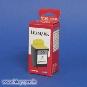 Lexmark 15M0120 - Tintenpatrone Nr. 20, color, Standardkapazität