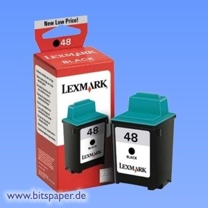 Lexmark 17G0648E - Tintenpatrone Nr. 48, schwarz, geringe Kapazität