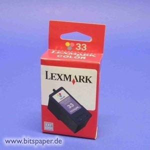 Lexmark 18C0033E - Tintenpatrone Nr. 33, color
