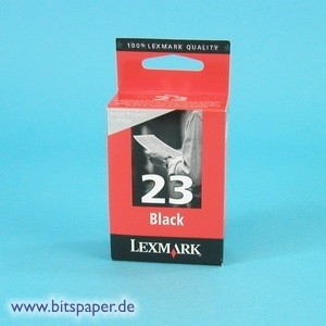 Lexmark 18C1523E - Tintenpatrone Nr. 23, schwarz