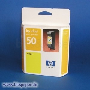 HP 51650ye - 50 Tintenpatrone, yellow