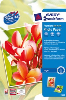 Avery Zweckform 2555 - Premium Inkjet Photopapier, A4, 250 g