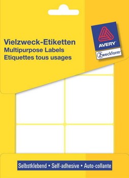 Avery Zweckform 3333 - Vielzweck-Etiketten 49x49 mm, 168 Etiketten