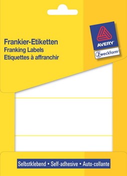Avery Zweckform 3339 - Frankier-4fach-Etiketten 127x38 mm, 116 Etiketten