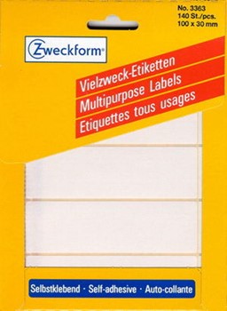 Avery Zweckform 3363 - Vielzweck-Etiketten 100x30 mm, 140 Etiketten