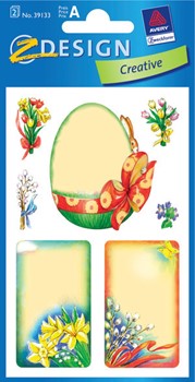 Z-Design 39133 - Ostern Papier Sticker, Widmung, beglimmert