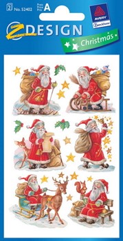 Z-Design 52402 - Weihnachtliche Sticker Nikolaus