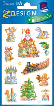 Z-Design 52655 - Weihnachten Papier Sticker Nostalgische Weihnachten