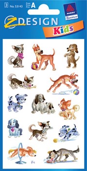 Z-Design 53143 - Papier Sticker Hunde
