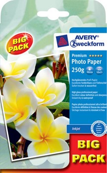 Avery Zweckform C2453-60 - Premium Inkjet Photopapier, 10x15cm, 250 g