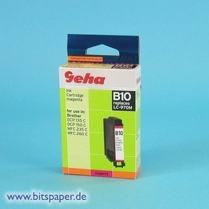 Geha 86044764 - Tintenpatrone magenta, kompatibel zu Brother LC970M