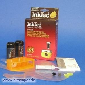 InkTec BKI-6030B - Nachfülltinte Komplett Set schwarz