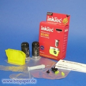 InkTec BKI-8050B - Nachfülltinte Komplett Set schwarz