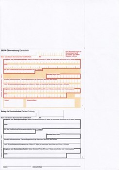 bits&paper BP0057 - SEPA-Überweisung, bankneutral, 50 Blatt