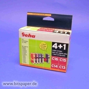 Geha 49424 - Multipack 4+1 für Canon