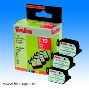 Geha 50161 - Tintenpatrone, 3-farbig, kompatibel zu Canon BCI-11C