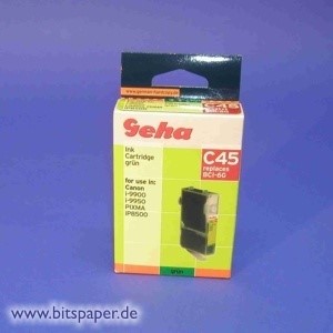 Geha 49141 - Tintenpatrone, grün, kompatibel zu Canon BCI-6G